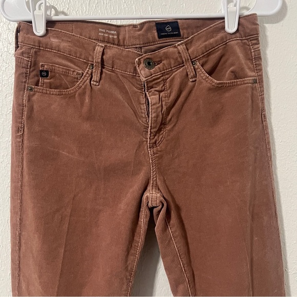 Adriano Goldschmidt Women’s 27R The Prima Mid-Rise Cigarette Corduroy Pants EUC - Picture 3 of 10